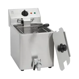 Metro Professional Metro Friteuse - GDF3008 - 8 Liter - Rvs - Aftapkraan - 3250 W - Zilver