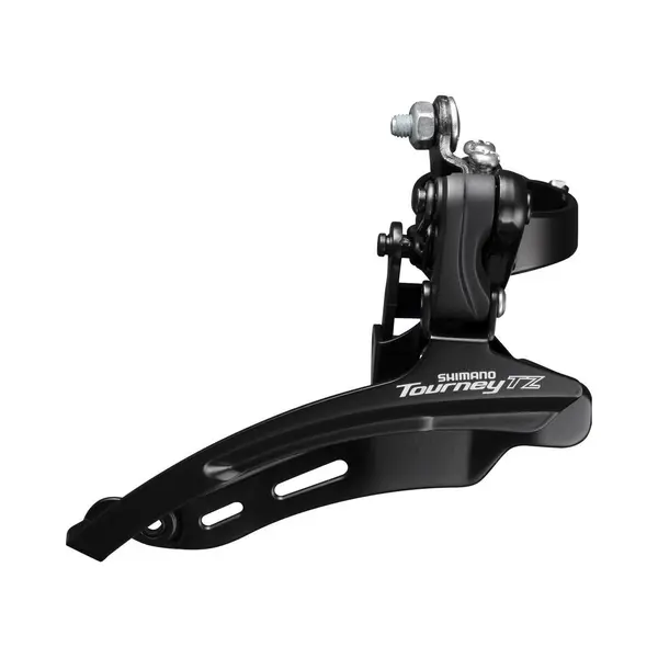Voorderailleur Shimano Tourney Tz Fd-TZ500 - 6/7 Speed - Down Swing - Top Pull - Hoge Klem ø28, 6 Mm - 42T thumbnail