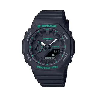 Casio, Horloge, G-Shock - Gma-S2100GA-1AER, Zwart, (Digitaal Horloge, Analoog Horloge, 43 mm)