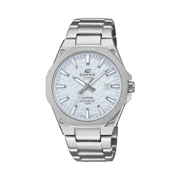 Casio Edifice Quarzuhr Efr-S108DE-2AVUEF, Armbanduhr, Herrenuhr, Edelstahlarmband, Analog, Tag, Neo-Display thumbnail