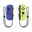 Blauw, Neon geel
