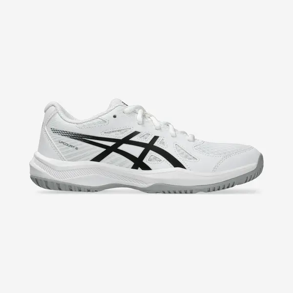 Asics Kids’ Handball Shoes - Upcourt 6 - White And Black thumbnail