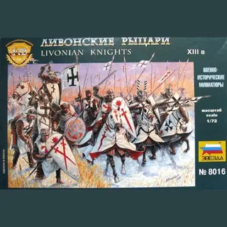 Zvezda Modelbouwpakket Militaire Voertuigen - 8016 Livonian Knights Plastic - 1, 72 - Modelbouw