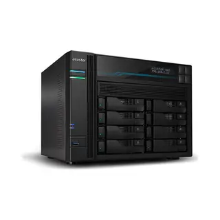 Asustor Lockerstor 10 AS6510T Nas Tower Intel Atom® C3538 8 Gb DDR4 0 Tb Adm Zwart