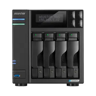 Asustor Lockerstor 4 Gen2 (AS6704T) Nas Desktop Ethernet Lan Zwart N5105