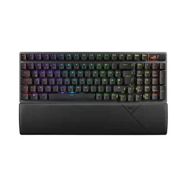 Asus Rog Strix Scope Ii 96 Wireless keyboard Gaming Usb + Rf Wireless + Bluetooth Qwerty Us English Black thumbnail