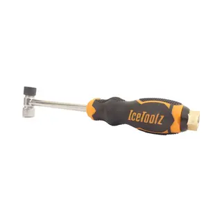 Icetoolz Compressorhandvat 240a911 Alu/rubber Oranje/zwart