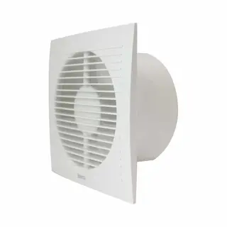 Europlast Badkamerventilator 125 Mm Wit Met Timer En Vochtsensor - EE125HT