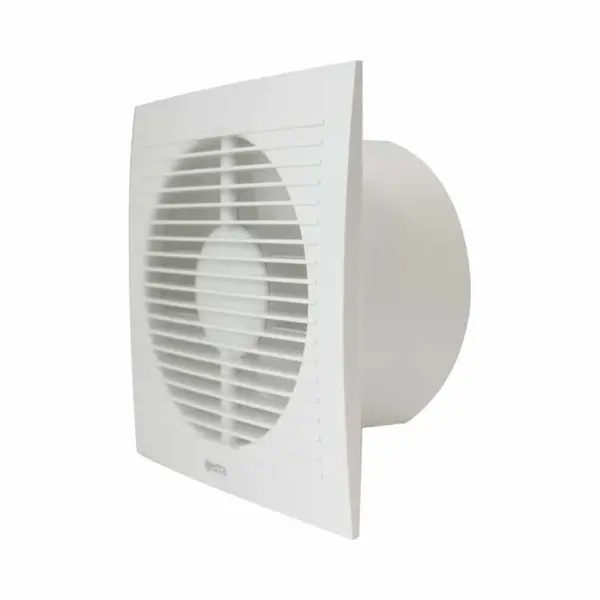 Europlast 125mm Diameter Bathroom Fan With Humidity Sensor And Timer - White thumbnail
