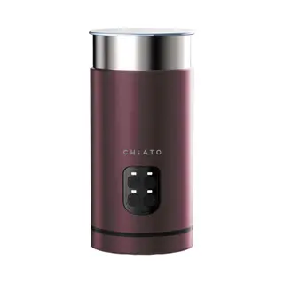 CHiATO MilkPLAY Automatic-Electric Milk Frother - Burgundy