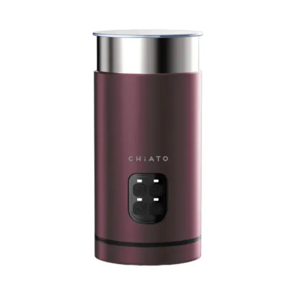 CHiATO MilkPLAY Automatic-Electric Milk Frother - Burgundy thumbnail