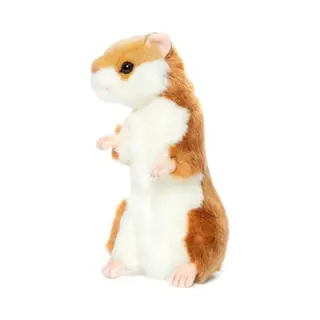Hansa Pluche Hamster - Knuffeldier - 15 Cm - Bosdieren Knuffel - Realistisch