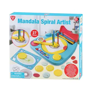 Playgo Mandala Spirograaf Tekenset - Creatieve Sjablonen 27-delig.