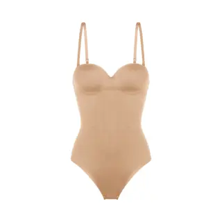 Dorina Sublime Sculpt Body-Tanga Damen – Leicht Gepolstert, Ohne Bügel, Mittlere Stützkraft, Verstellbare & Abnehmbare Träger,