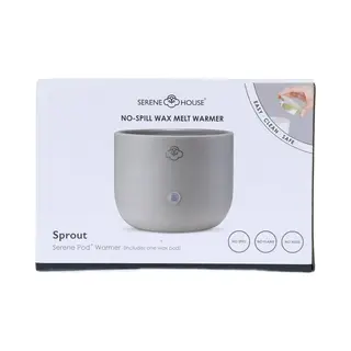 Serene House Aroma Wax Warmer & Diffuser Sprout Wit