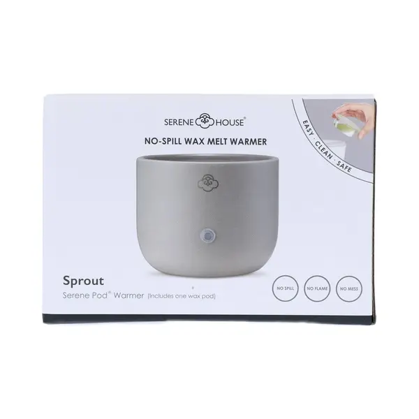 Serene House Aroma Wax Warmer & Diffuser Sprout Wit thumbnail
