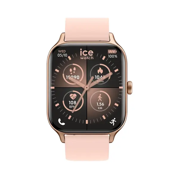 Ice-Watch - Ice Fit Rt 3.0 Rose-Gold Nude - Women's Sport Smartwatch With Silicon Strap - 025280 (1, 97 Inches) thumbnail