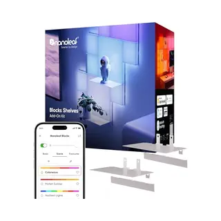 Nanoleaf Blocks Shelves Uitbreidingsset - 2 Planken - Rgbw - Google, Apple, Alexa Compatibel