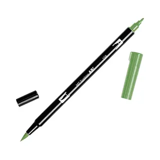Tombow Abt-158 Penseelstift Met 2 Punten, Donkerolijf