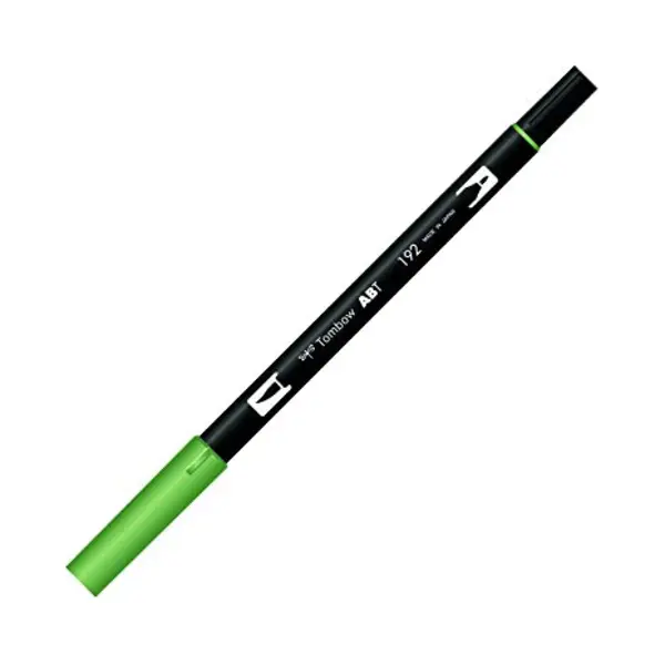 Tombow Abt-192 Viltstift Dual Brush Pen Met Twee Punten, Aspargus thumbnail
