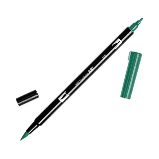 Tombow Abt-249 Penseelstift, 2 Punten, Groen
