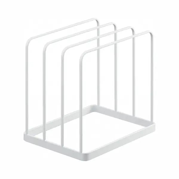 Yamazaki 5052 Tower Tabletthalter, Weiß, Stahl, Minimalistisches Design, 19, 5 X 16 X 19, 5 Cm (LxBxH) thumbnail