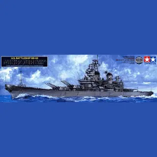 Tamiya, 300078029-1, 350 Us Battleship Bb-63 Missouri ('91), TM78029