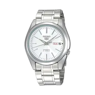Seiko 5 Sports - Heren Horloge - Zilverkleurig Met Band