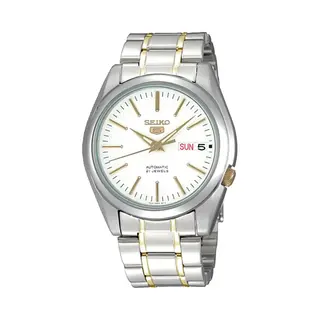Seiko 5 SNKL47K1 Automatic Two Tone Bracelet Watch - W25470
