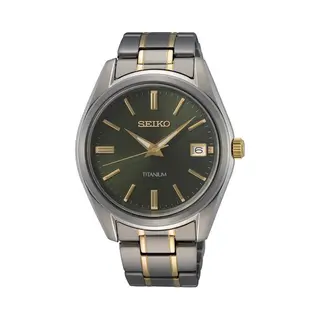 Seiko SUR377P1 Titanium Two Tone Bracelet Watch - W25212