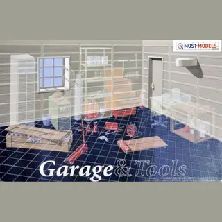 Fujimi Diorama Car Garage Nr.1 - Modelbouwpakket 1, 24 - 11504