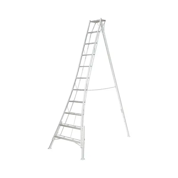 Niwaki Driepoot Tuinladder 300-360 Cm Verstelbaar/ Snoeiladder Plukladder thumbnail