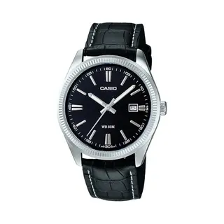 Casio HerrenArmbanduhr Analog Quarz Leder Mtp-1302PL-1AVEF