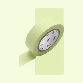 Mt Masking Tape 7m Series, Pastel Ivy - Washi Tape - 15 Mm Breed