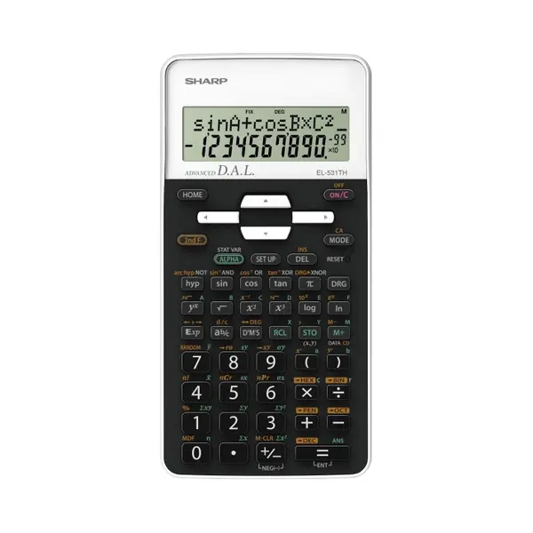 Sharp El-531TH calculator Pocket Scientific Black, White thumbnail