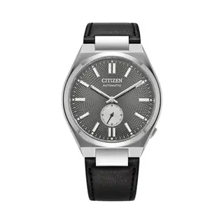 Citizen Herren Analog Automatik Uhr Mit Leder Armband NK5010-01H