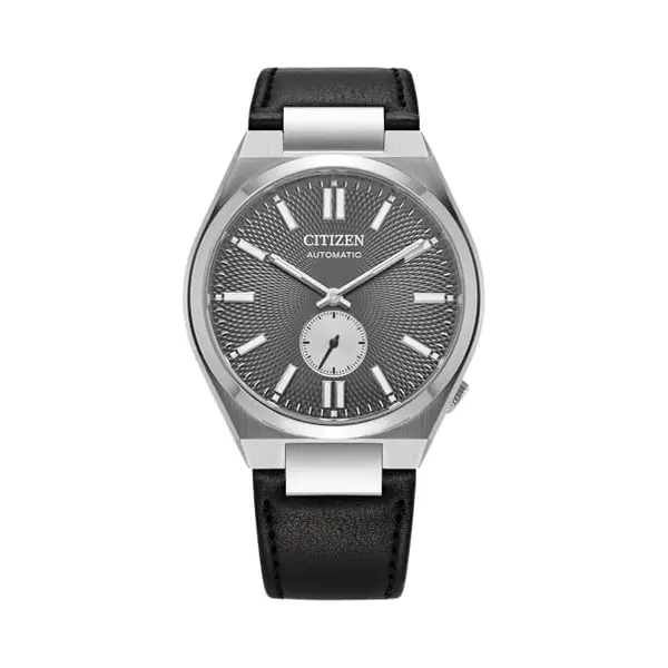 Citizen Herren Analog Automatik Uhr Mit Leder Armband NK5010-01H thumbnail