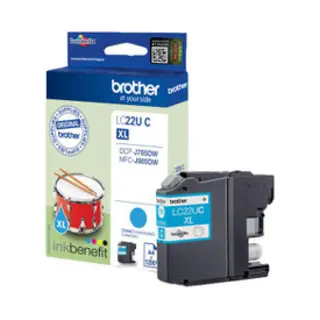 Brother LC22UC ink cartridge 1 pc(s) Original High (Xl) Yield Cyan