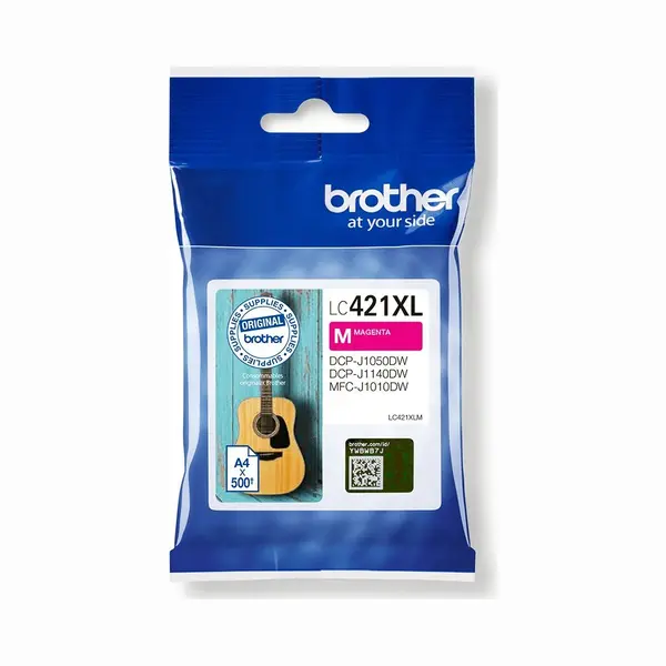 Brother Lc-421XLM Druckerpatrone 1 Stück(e) Original Hohe (Xl-) Ausbeute Magenta thumbnail