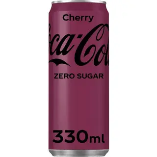 Coca-Cola Cherry Zero - Suikervrije Cola Met Kersensmaak - 24x33 Cl