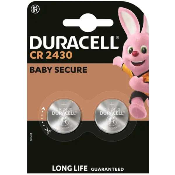 Duracell 152090 huishoudelijke batterij Wegwerpbatterij CR2430 Lithium thumbnail