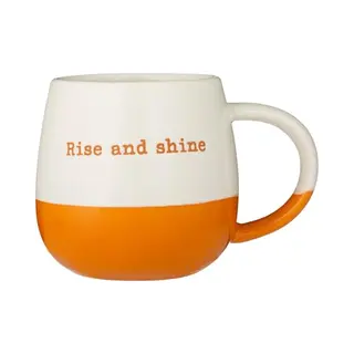Price & Kensington Stoneware Coffee Mug Latte Tea Cup Choco Rise And Shine Hot Chocolate Beverages 340ml