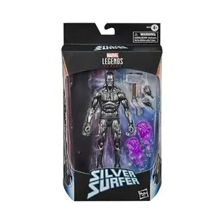 Hasbro Marvel Legends Series Avengers 15 Cm Große Action-Figur Silver Surfer Mit 6 Accessoires