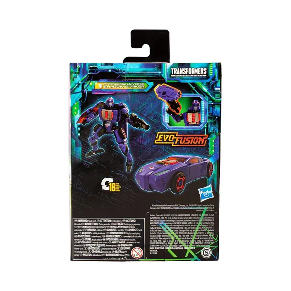 Transformers Legacy Evolution Deluxe Class Cyberverse Universe Shadow Striker 5.5” Action Figure thumbnail