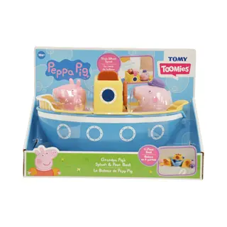Tomy De Spetter- & Schenkboot van Opa Pig - Badspeelgoed