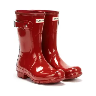Hunter Wmn Org Short Gloss, Women’s Wellington Boots, Red (Military Red), 5 Uk (38 Eu)
