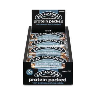 Eat Natural Protein Packed With Peanuts And Chocolate Nut Bar 45 G - Pack Of 12