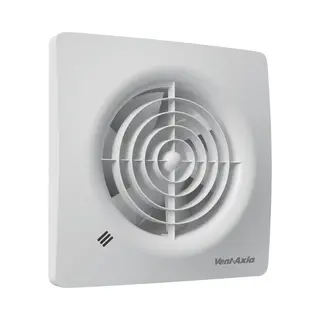 Vent-axia Badkamerventilator Supra Met Vochtsensor En Timer Met Trekkoord Ø 125 Mm -125HT