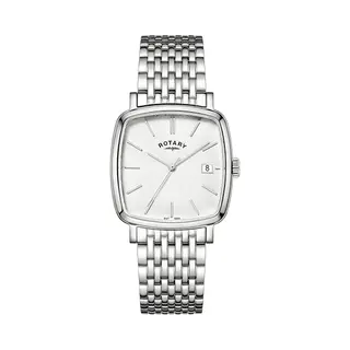 Rotary Men's Heritage Astoria Square Stainless Steel Bracelet Watch