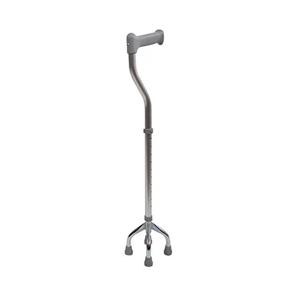 Aidapt - Wandelstok - 4 Poot - Afstand Poten 12 Cm - Verstelbaar 71, 5 - 96.5 Cm Hoog - Max 127 Kg thumbnail